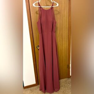 Sorella Vita Green Ruched Halter Sundress